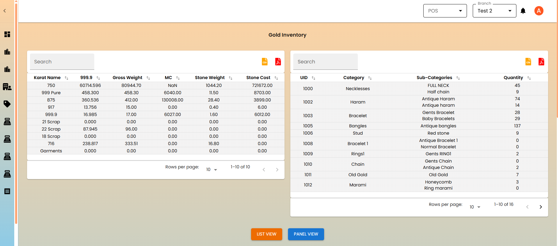Inventory Module